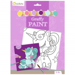 Graffy Paint tema Unicorno...