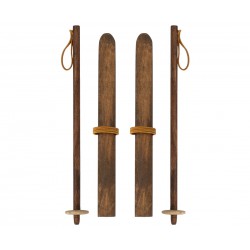 Sci e bastoncini da sci,...